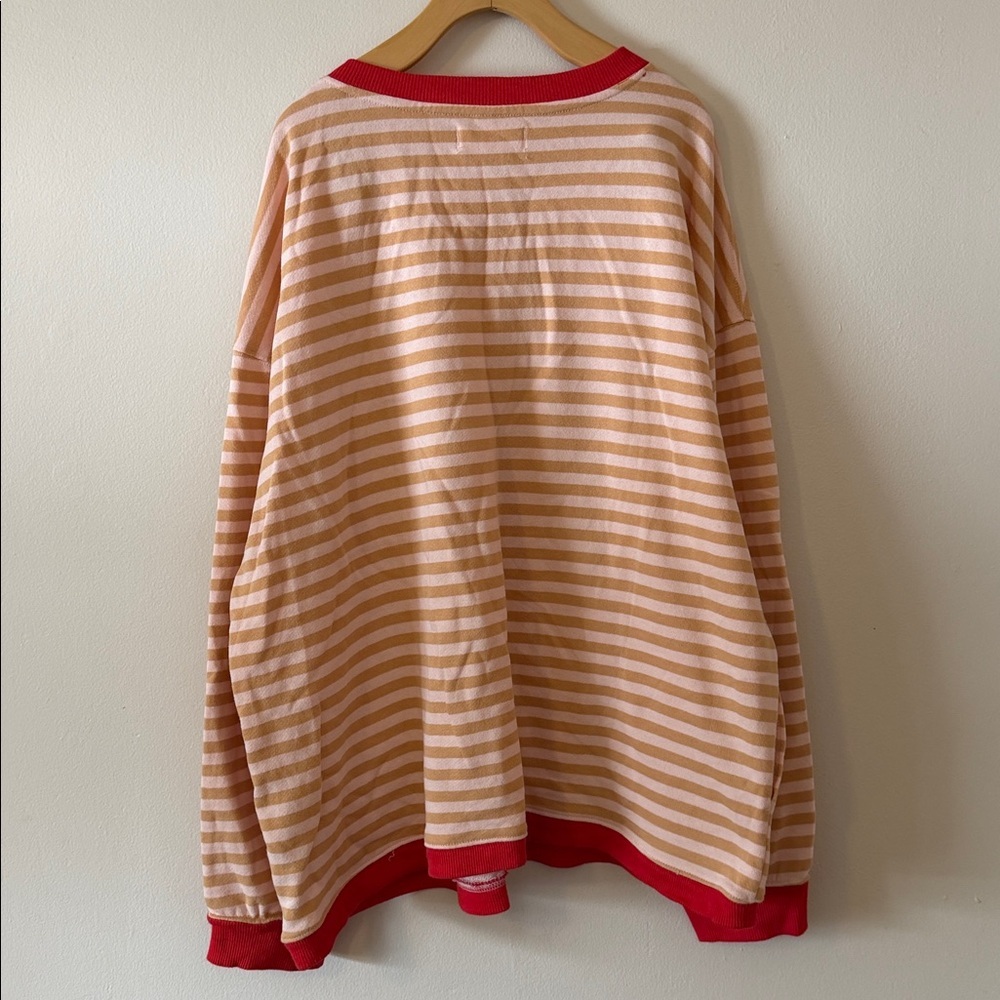 We the Free Classic Stripe Cardigan Size L - Picture 3 of 5